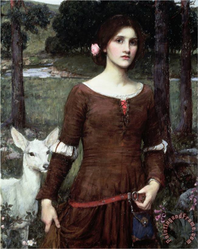 The Lady Clare 1900 painting - John William Waterhouse The Lady Clare 1900 Art Print