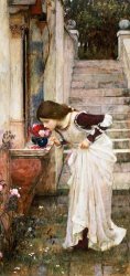 John William Waterhouse The Shrine