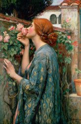 John William Waterhouse - The Soul of the Rose painting