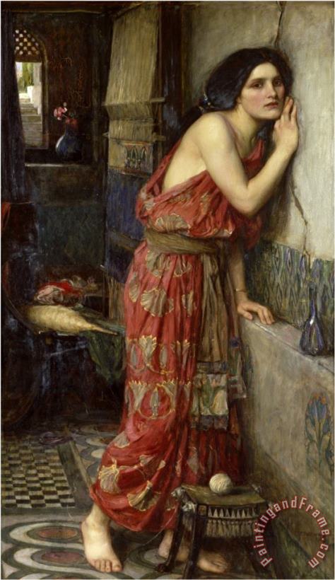 Thisbe Or The Listener 1909 painting - John William Waterhouse Thisbe Or The Listener 1909 Art Print