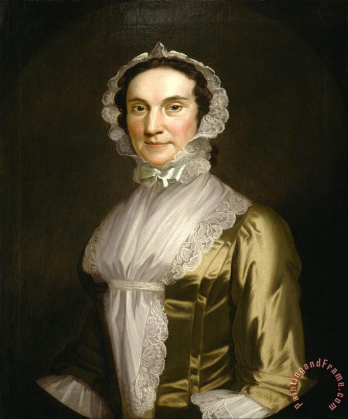 John Wollaston Portrait of Mrs. Richard Nichols Art Painting