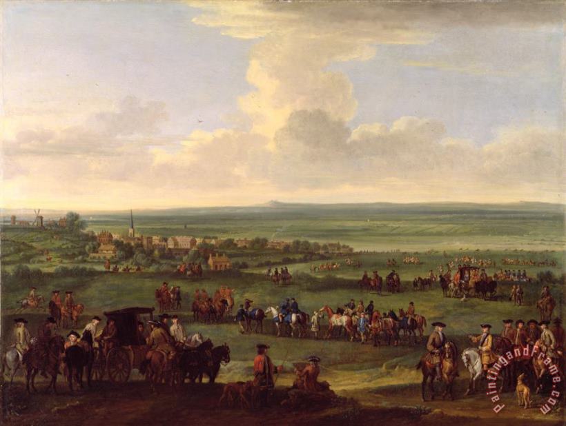 John Wootton  George I - At Newmarket Art Painting