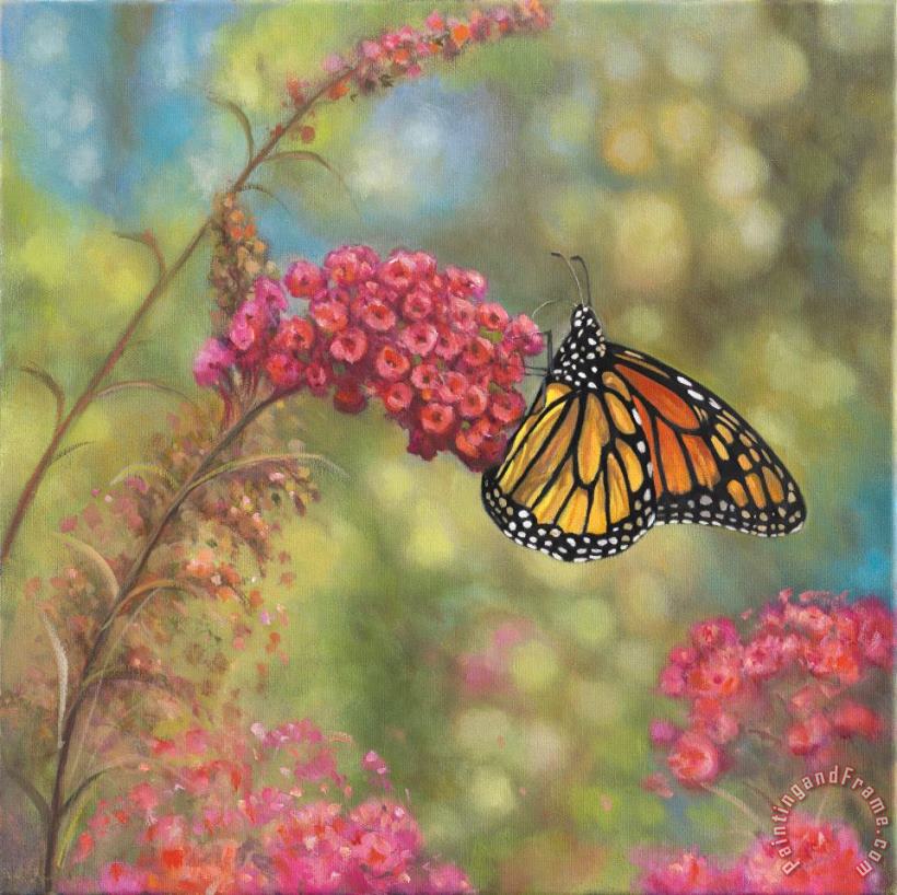 John Zaccheo Monarch Butterfly Art Painting