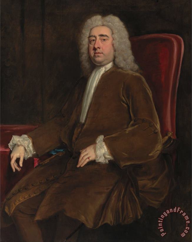 Francis, 2nd Earl of Godolphin painting - Jonathan Richardson the Elder Francis, 2nd Earl of Godolphin Art Print