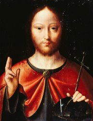 Joos van Cleve Salvator Mundi
