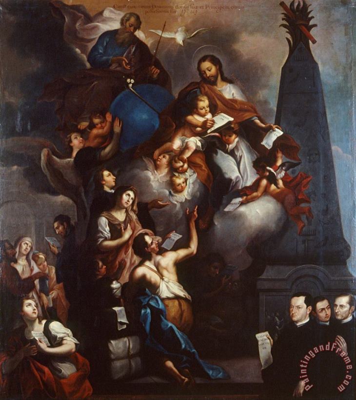 The Ministry of Saint Joseph painting - Jose de Alcibar The Ministry of Saint Joseph Art Print