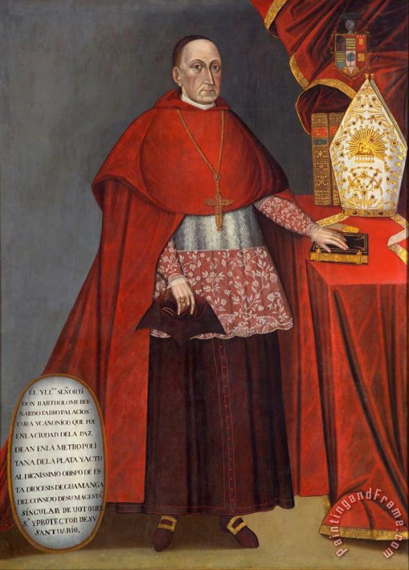 Jose Nunez de Sotomayor Bartholomew Fabro Y Palacios, Bishop of Huamanga Art Print