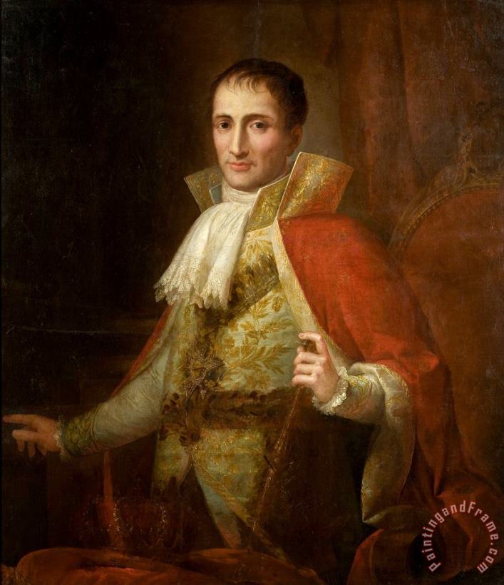 Josee Flaugier Portrait of King Joseph I (ca. 1809) Art Painting
