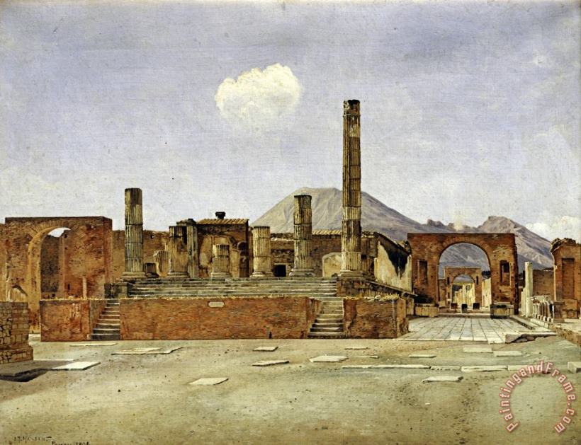 Pompeii painting - Josef Theodor Hansen Pompeii Art Print