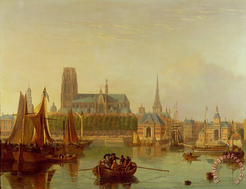 Dordrecht painting - Joseph F Ellis Dordrecht Art Print
