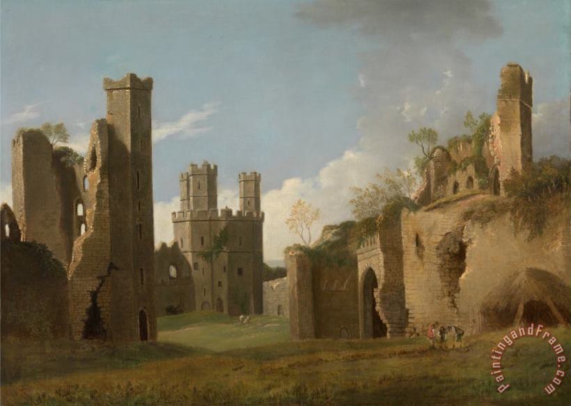 Joseph Farington Caernarvon Castle Art Print