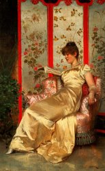 Joseph Frederick Charles Soulacroix Lady Reading