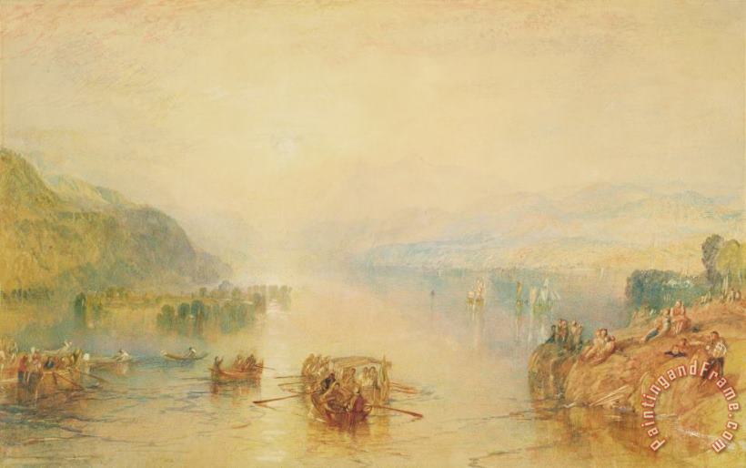 Joseph Mallord Turner Windermere Westmorland Art Painting