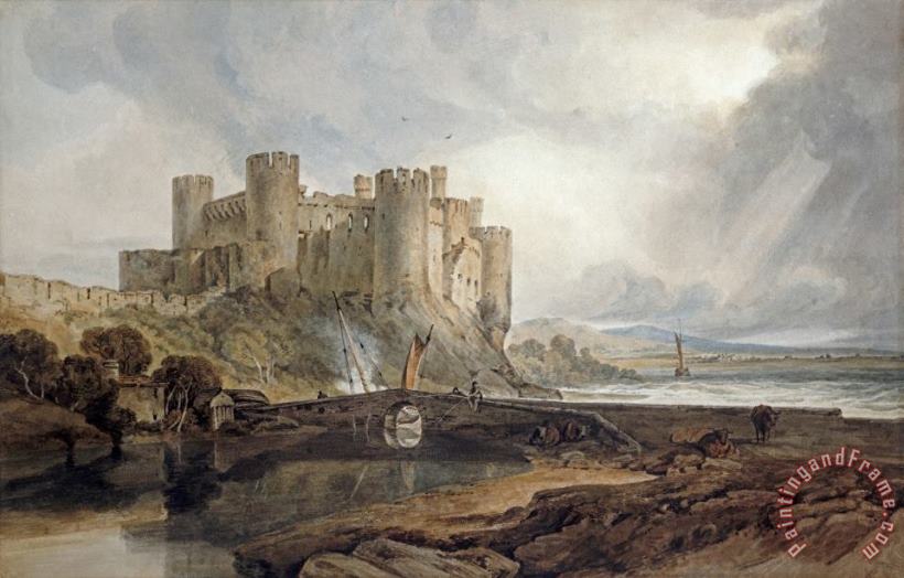Joseph Mallord William Turner Conway Castle Art Print