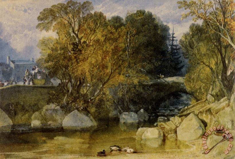 Ivy Bridge, Devonshire painting - Joseph Mallord William Turner Ivy Bridge, Devonshire Art Print