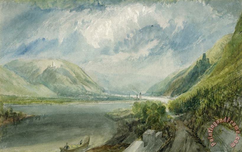 Joseph Mallord William Turner Junction of the Lahn Art Painting