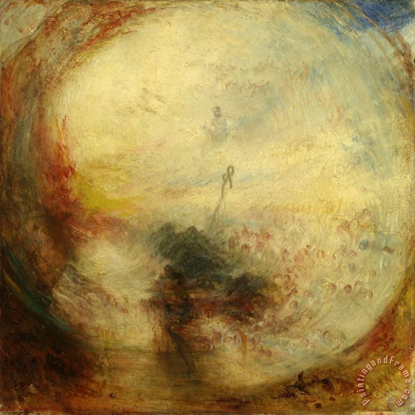 Joseph Mallord William Turner Light And Colour (goethe's Theory) The Morning After The Deluge Moses Writing The Book of Genesis Art Print