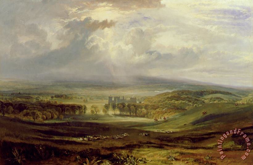 Joseph Mallord William Turner Raby Castle Art Painting