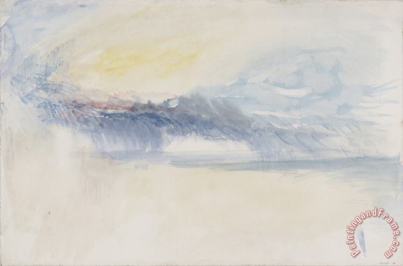 Joseph Mallord William Turner Rain Clouds Art Painting
