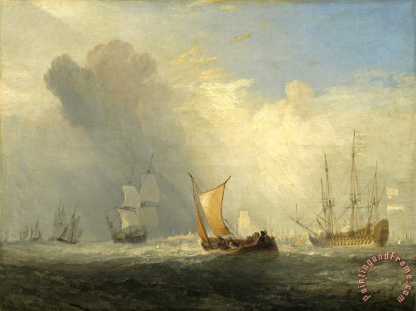 Joseph Mallord William Turner Rotterdam Ferry Boat Art Painting