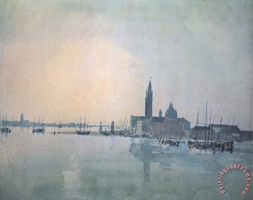 San Giorgio Maggiore in The Morning painting - Joseph Mallord William Turner San Giorgio Maggiore in The Morning Art Print