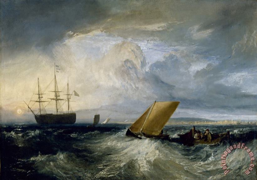 Joseph Mallord William Turner Sheerness As Seen From The Nore Art Painting