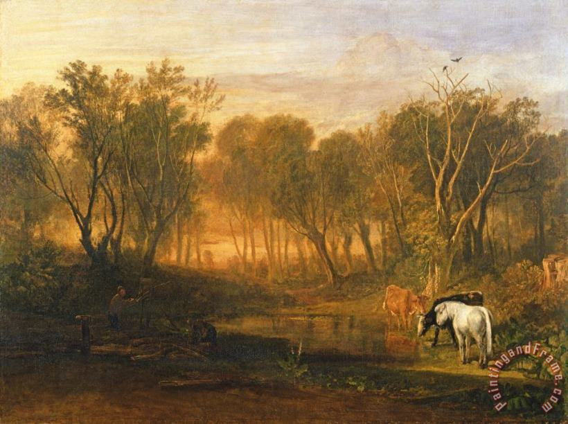 Joseph Mallord William Turner The Forest of Bere Art Painting