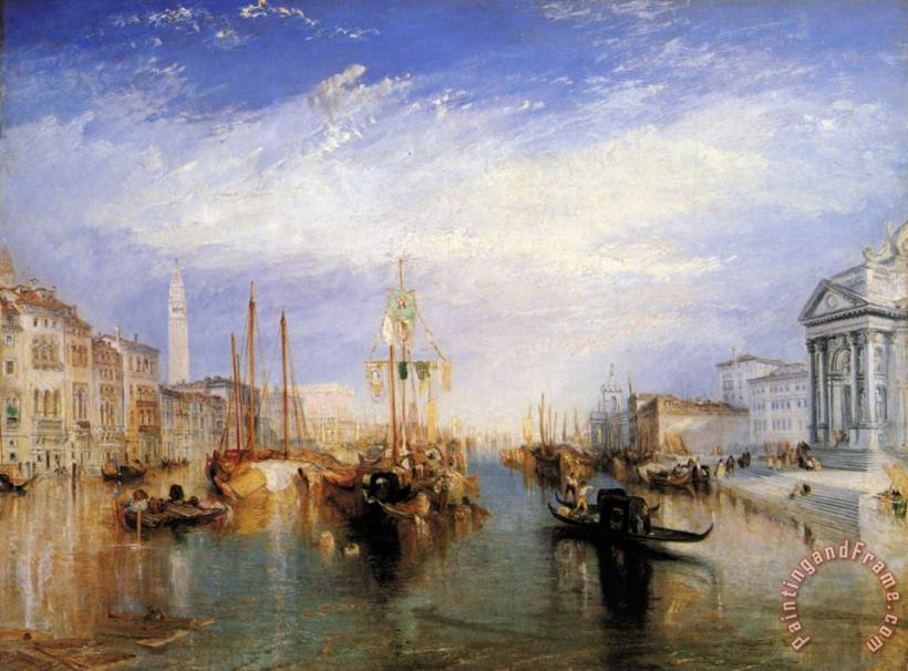Joseph Mallord William Turner The Grand Canal, Venice Art Painting
