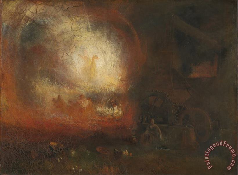 Joseph Mallord William Turner The Hero of a Hundred Fights Art Painting