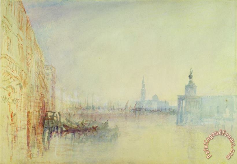 Joseph Mallord William Turner Venice - The Mouth of the Grand Canal Art Painting