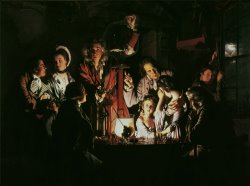 Joseph Wright of Derby - An Experiment on a Bird in the Air Pump painting