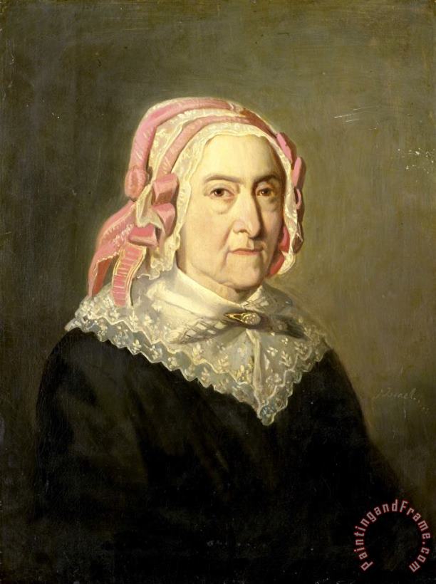 Jozef Israels Portrait of Sientje Nijkerk Servaas at 90 Years Old, 1857 Art Painting