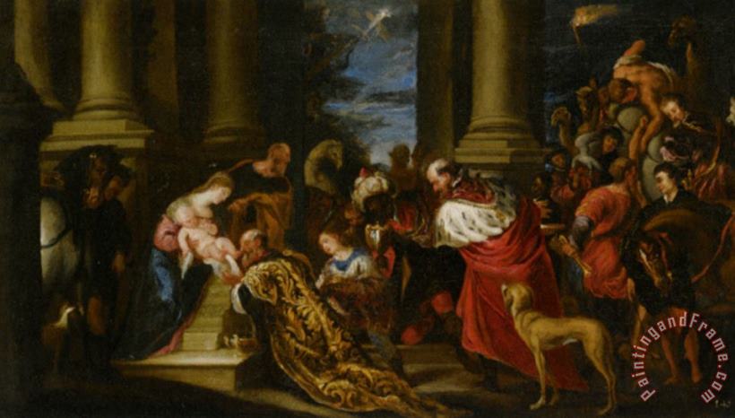Juan Antonio Frias Y Escalante The Adoration of The Magi Art Painting