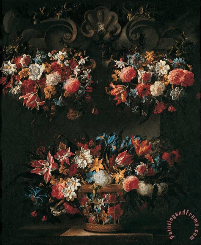 Juan de Arellano Still Life with Flowers Art Print