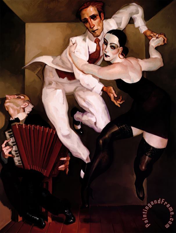 Tango in a Box painting - Juarez Machado Tango in a Box Art Print