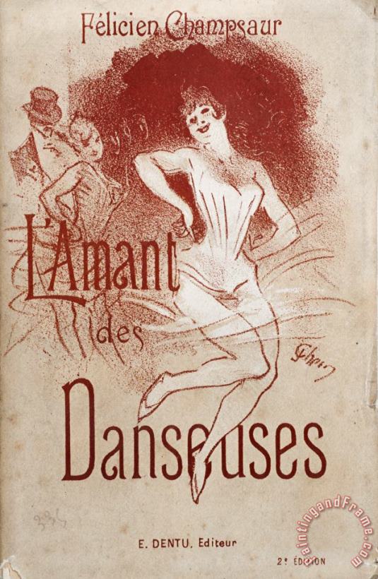 Jules Cheret Cover for L'amant Des Danseuses (lover of Dancers) Art Print