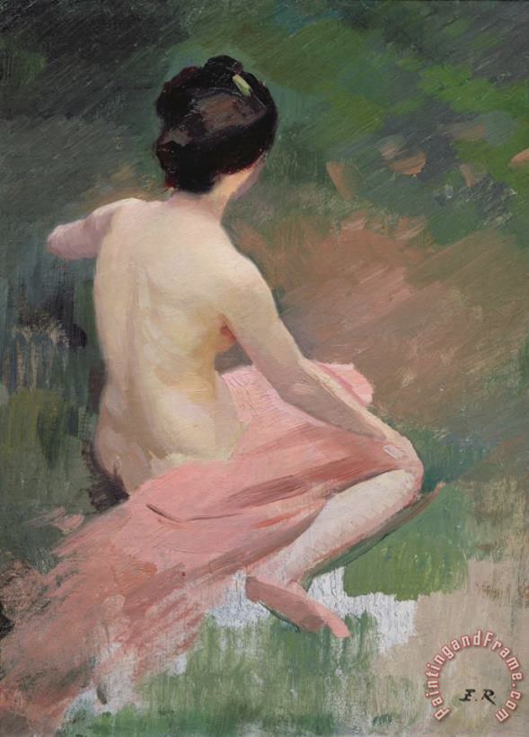 Jules Ernest Renoux Female Nude Art Print