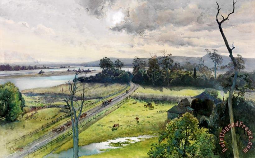Julian Ashton Shoalhaven River, Junction with Broughton Creek, New South Wales Art Painting