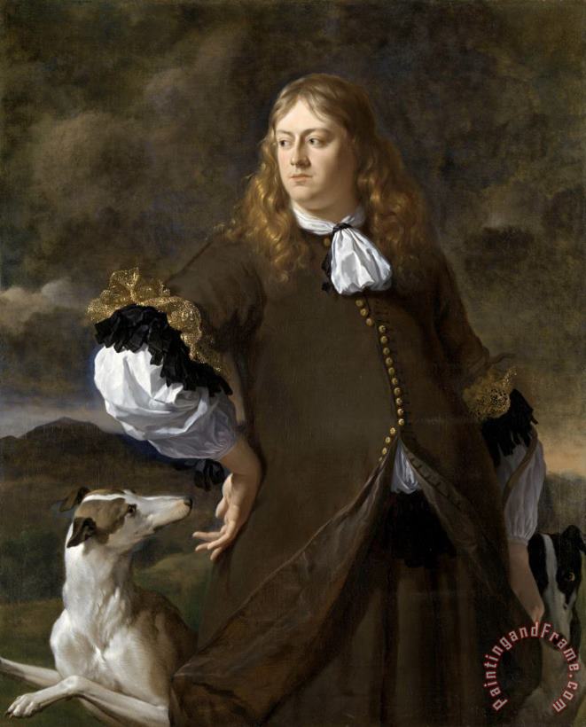 Karel Dujardin Joan Reynst (1636 95), Lord of Drakenstein And Vuursche, Captain of The Amsterdam Militia in 1672 Art Print