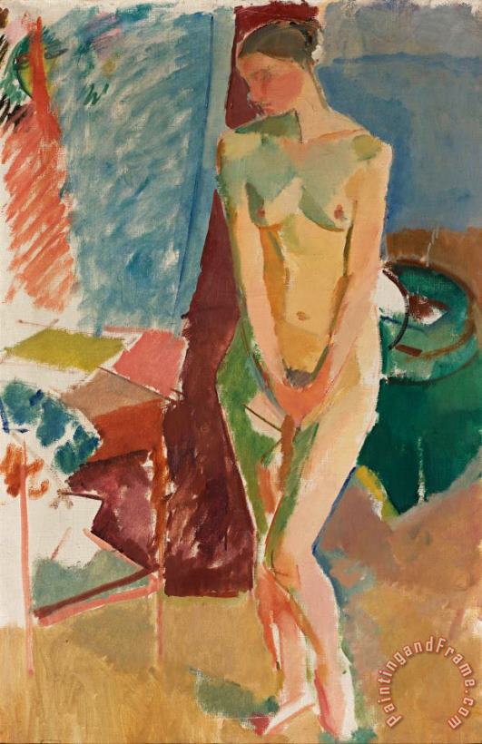 Karl Isakson Standing Nude Art Print