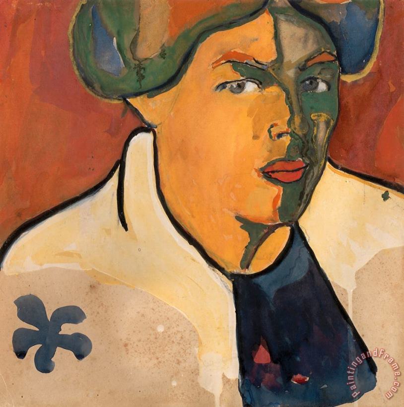 Portrait painting - Kazimir Malevich Portrait Art Print