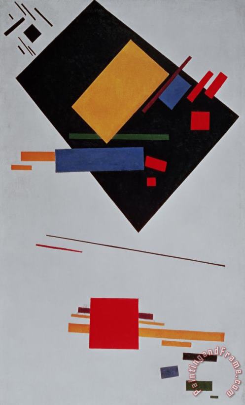 Suprematist Composition painting - Kazimir Malevich Suprematist Composition Art Print