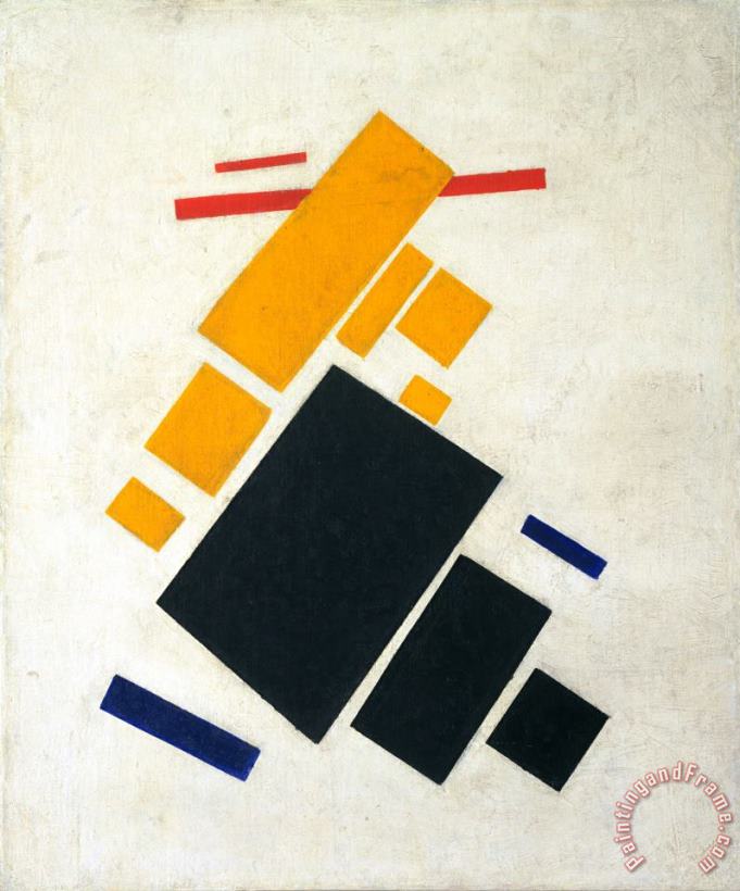 Suprematist Composition Airplane painting - Kazimir Malevich Suprematist Composition Airplane Art Print