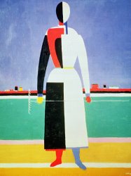 Kazimir Severinovich Malevich Woman with a Rake