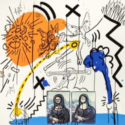 Keith Haring Apocalypse #2, 1988