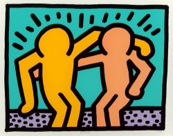 Keith Haring Best Buddies, 1990