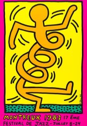 Keith Haring Montreux Jazz Festival, 1983
