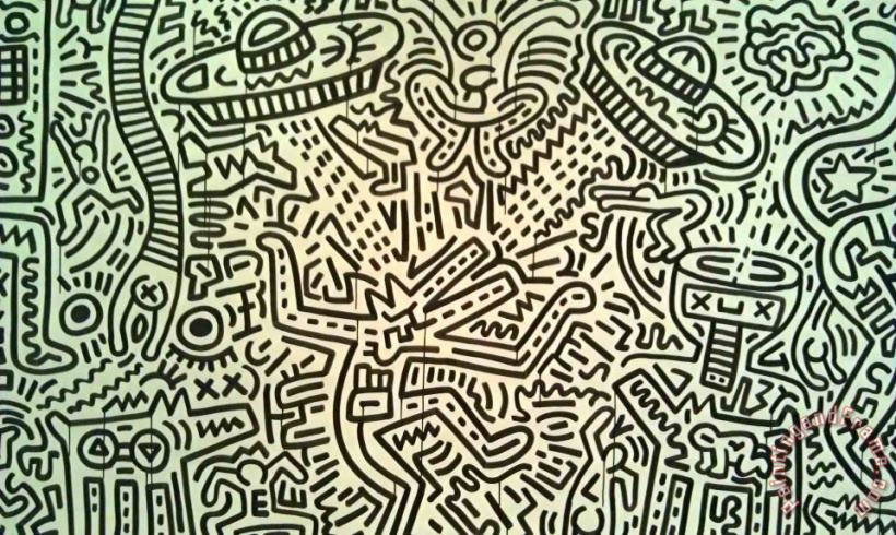 Keith Haring Pop Shop 8 Art Painting