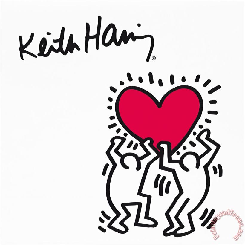 Keith Haring Pop Shop II 1988 Art Print