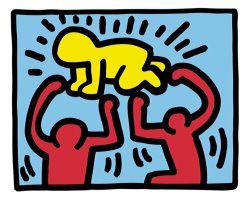 Keith Haring Pop Shop Radiant Baby